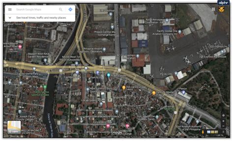 google maps aerial view satellite.